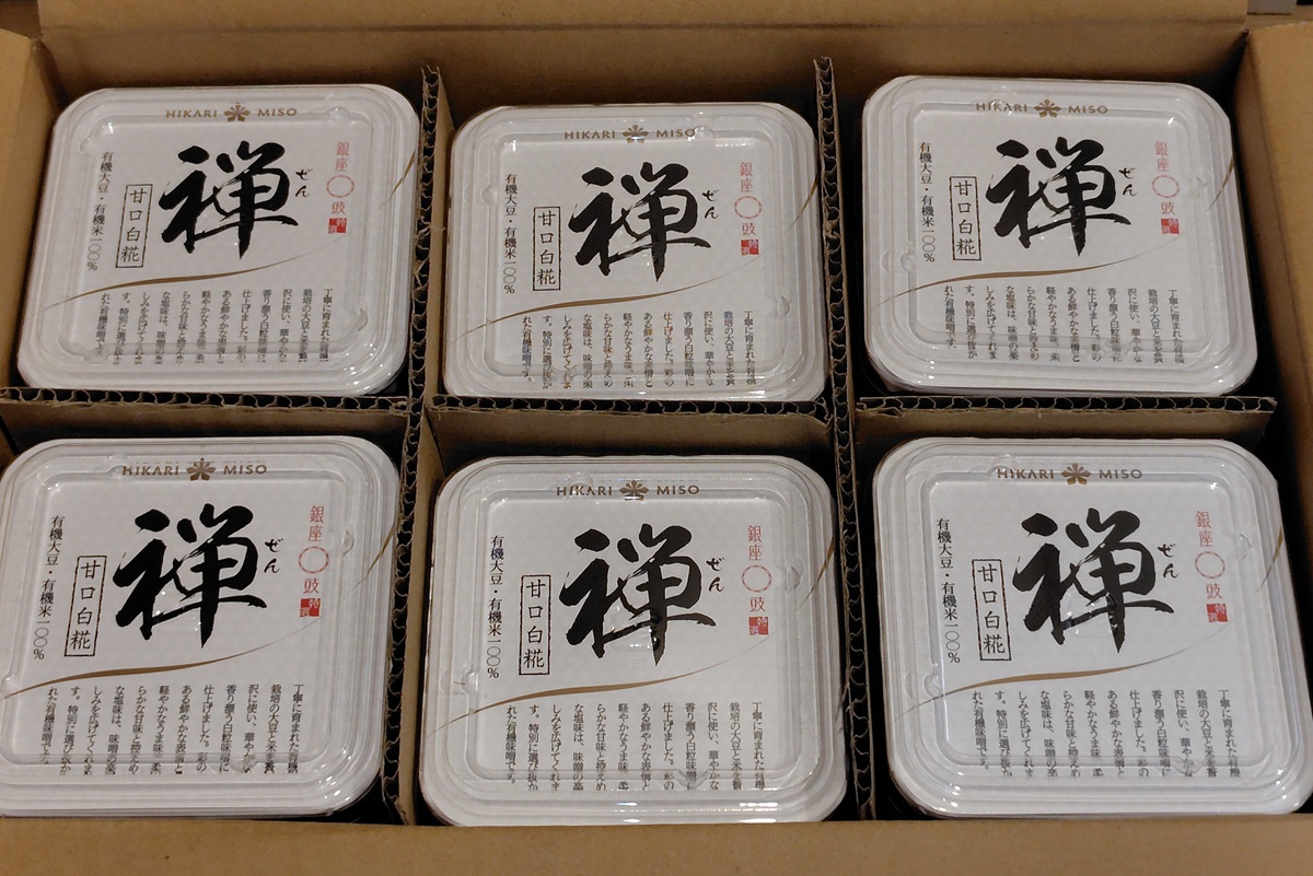 ヤマウラ (1780)【株主優待】＜ひかり味噌株式会社＞ 銀座豉特選 禅（ぜん）甘口白糀 ６個セット！2025年3月権利！
