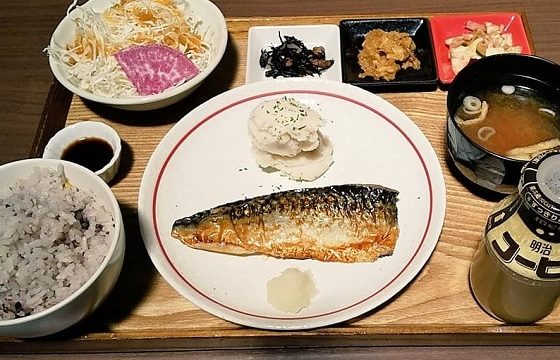 【優待ご飯】イオンファンタジー （4343）の「温泉施設OYUGIWA」で「鯖の塩焼き定食」を食べてきました！