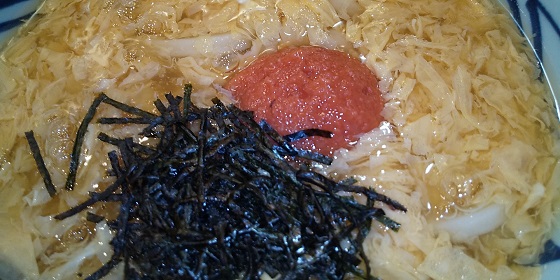 【優待ご飯】トリドールホールディングス （3397）の「丸亀製麺」で「明太玉子あんかけうどん 」を食べてきました♪