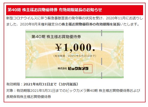 史上最も激安 ビックカメラ株主優待券x8000円分 有効期限2023年11月30