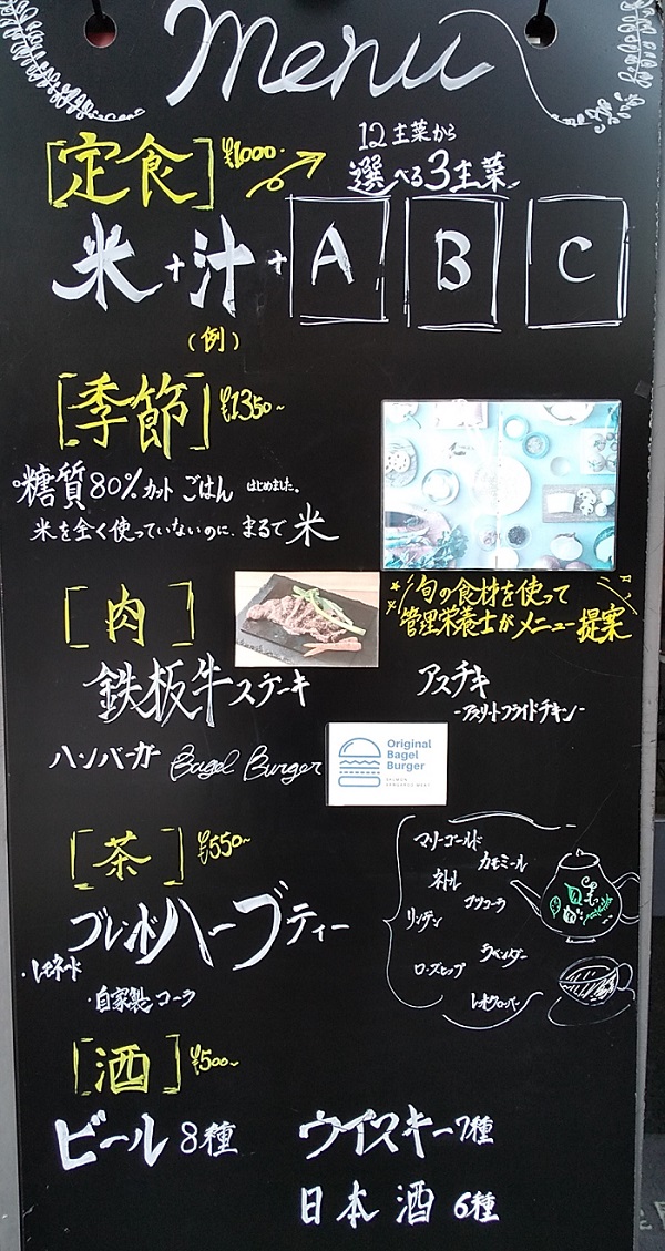 【優待ご飯】バルニバービ （3418）の「東京アスリート食堂」で「鯖の塩焼き、豆腐のステーキきのこソース、長芋のサラダの定食」を食べてきました♪