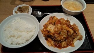 【優待ご飯】ハイデイ日高 （7611）の「中華食堂真心」で「豚キムチ定食」を食べてきました！