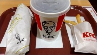 日本KFCホールディングス （9873） 【株主優待利用】「ケンタッキー」で「ランチU(バジルレモンツイスターセット)」を食べてきました♪