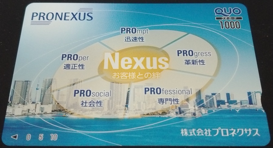 プロネクサス(7893)【株主優待】2024年3月権利のクオカードが到着！コンビニ、マツキヨ、デニーズなどで使えます！