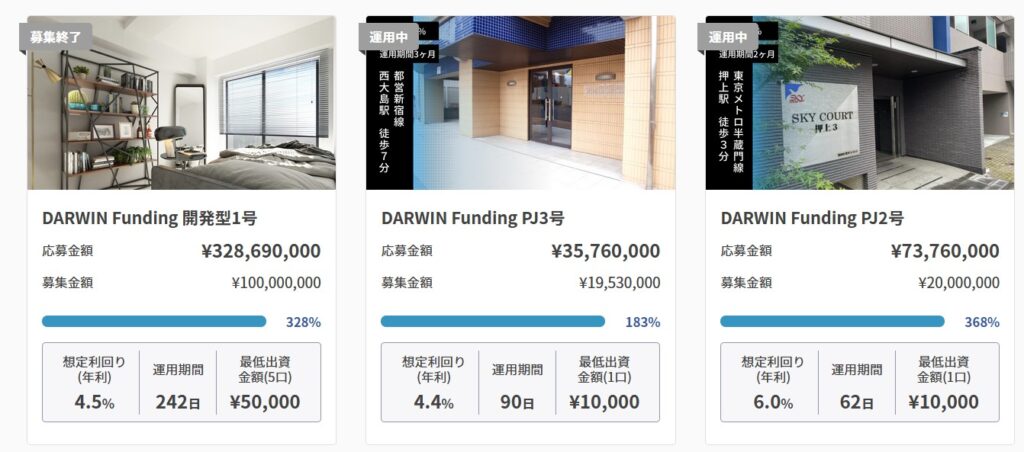「Darwin Funding(ダーウィンファンディング)」1万円から出来る不動産投資！評判や口コミも記載！【資産運用】