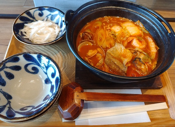 アークランドサービス(3085)【株主優待利用】「東京とろろそば」で「海鮮チゲ鍋焼きとろろそば」を食べてきました！