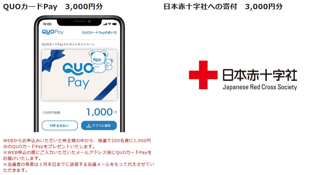 トーメンデバイス(2737)【株主優待】2024年9月権利が到着！QUOカードPay、オリーブオイル、オホーツクFOOD Labセットなど選べる！