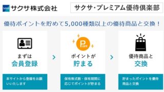 サクサ(6675)【株主優待】プレミアム優待倶楽部！いつ届く？申し込み方法は？