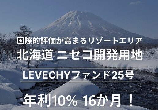 LEVECHY(レベチー) 25号！北海道ニセコエリアの開発用地を解説！最大5%キャッシュバックキャンペーンあり！