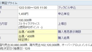 【IPO】SBI新生銀行(8303)が複数当選！初値予想もしてみました！