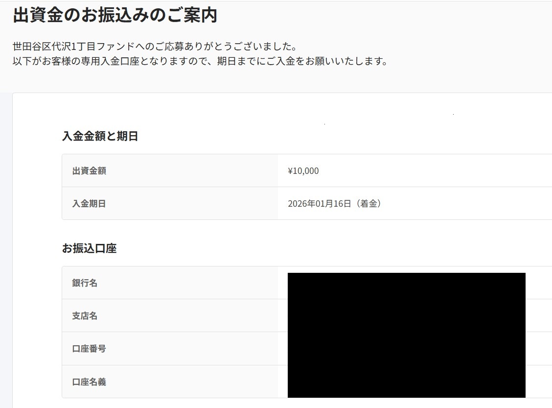 TORCHES(トーチーズ) 世田谷区代沢1丁目ファンド徹底解説!年利15% 6か月!アマギフ2,000円キャンペーン実施中!