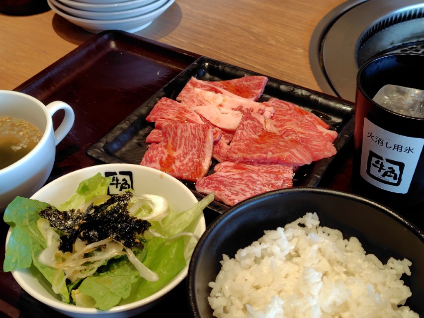 川上塗料(4616)【株主優待利用】QUOカードPayで牛角!黒毛和牛カルビ定食150g!